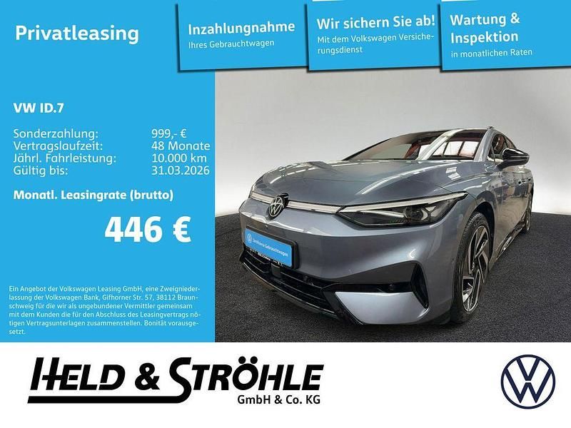 Gebraucht VW ID.7 Pro 210 kW (286 PS) 2025 Blau Kombi
