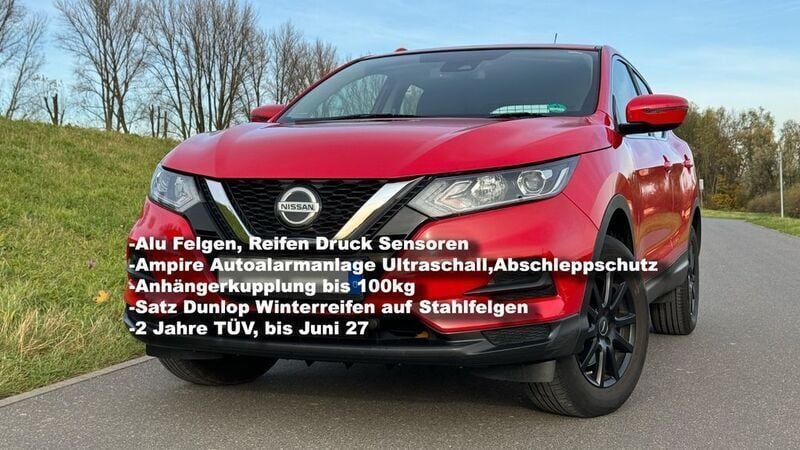 Rot Gebraucht 2018 Nissan Qashqai Visia SUV | 14.500 € (Fairer Preis) - Bild 1/4