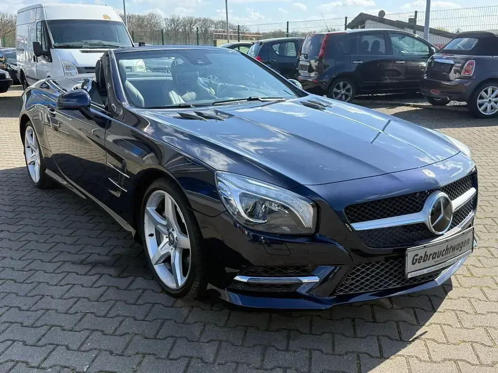 Gebraucht Mercedes SL350 306 PS (225 kW) 2014 Blau Cabrio