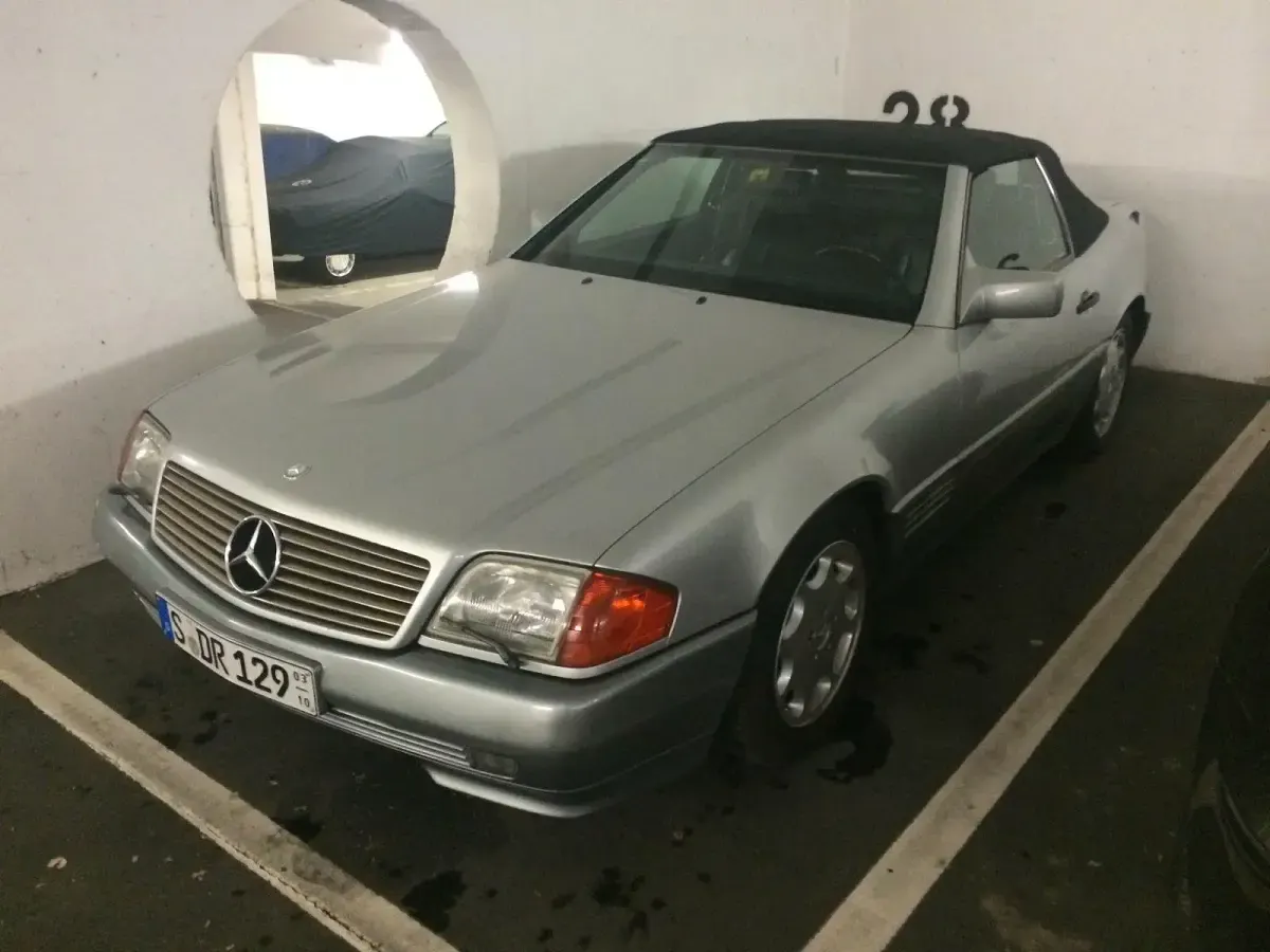 Gebraucht Mercedes SL500 326 PS (239 kW) 1991 Silber Cabrio
