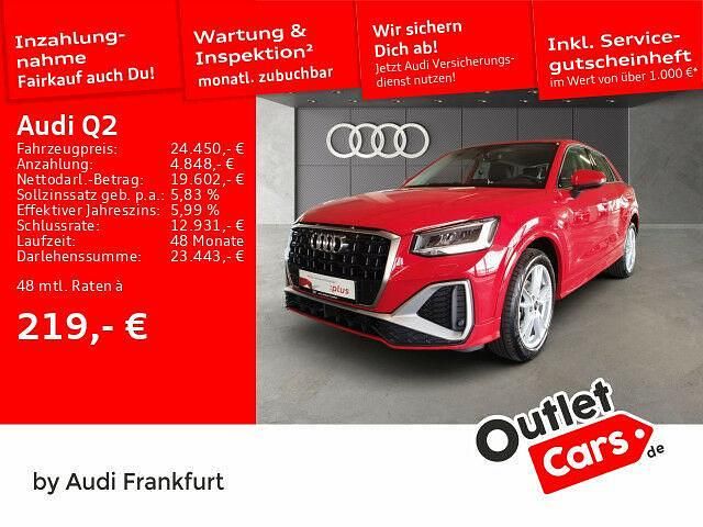 Gebraucht Audi Q2 S-Line 150 PS (110 kW) 2021 Tangorot metallic/tangorot metallic SUV