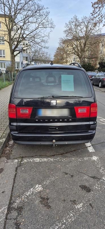 Gebraucht Seat Alhambra Reference 140 PS (102 kW) 2007 Schwarz Van / Kleinbus
