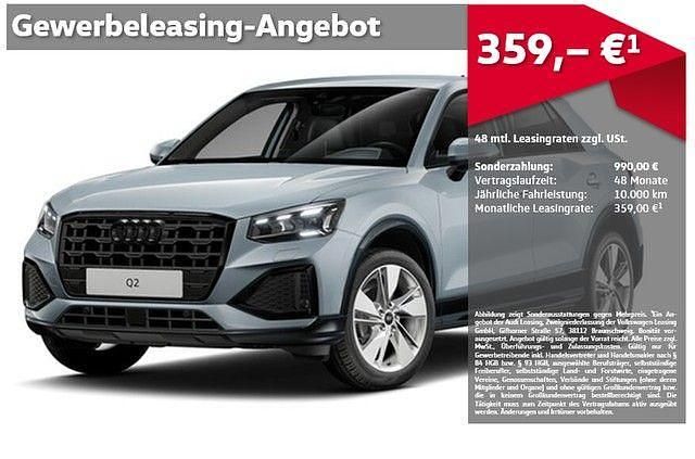 Pfeilgrau perleffekt Neu 2025 Audi Q2 Advanced Plus SUV | 37.290 € (Fairer Preis) - Bild 1/4