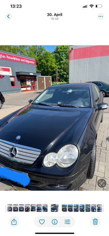 Schwarz Gebraucht 2005 Mercedes 200 Coupé | 2.800 € (Superpreis) - Bild 1/4