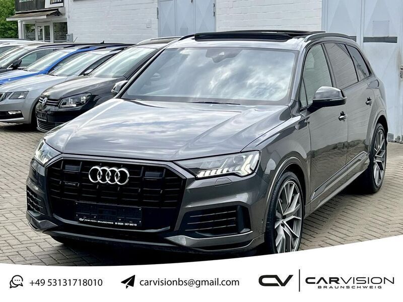 Samuraigrau metallic Gebraucht 2020 Audi Q7 S-Line SUV | 53.999 € (Superpreis) - Bild 1/4