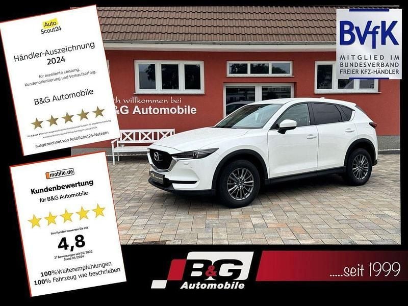 Weiß Gebraucht 2019 Mazda CX-5 Exclusive-Line SUV | 18.350 € (Guter Preis) - Bild 1/4