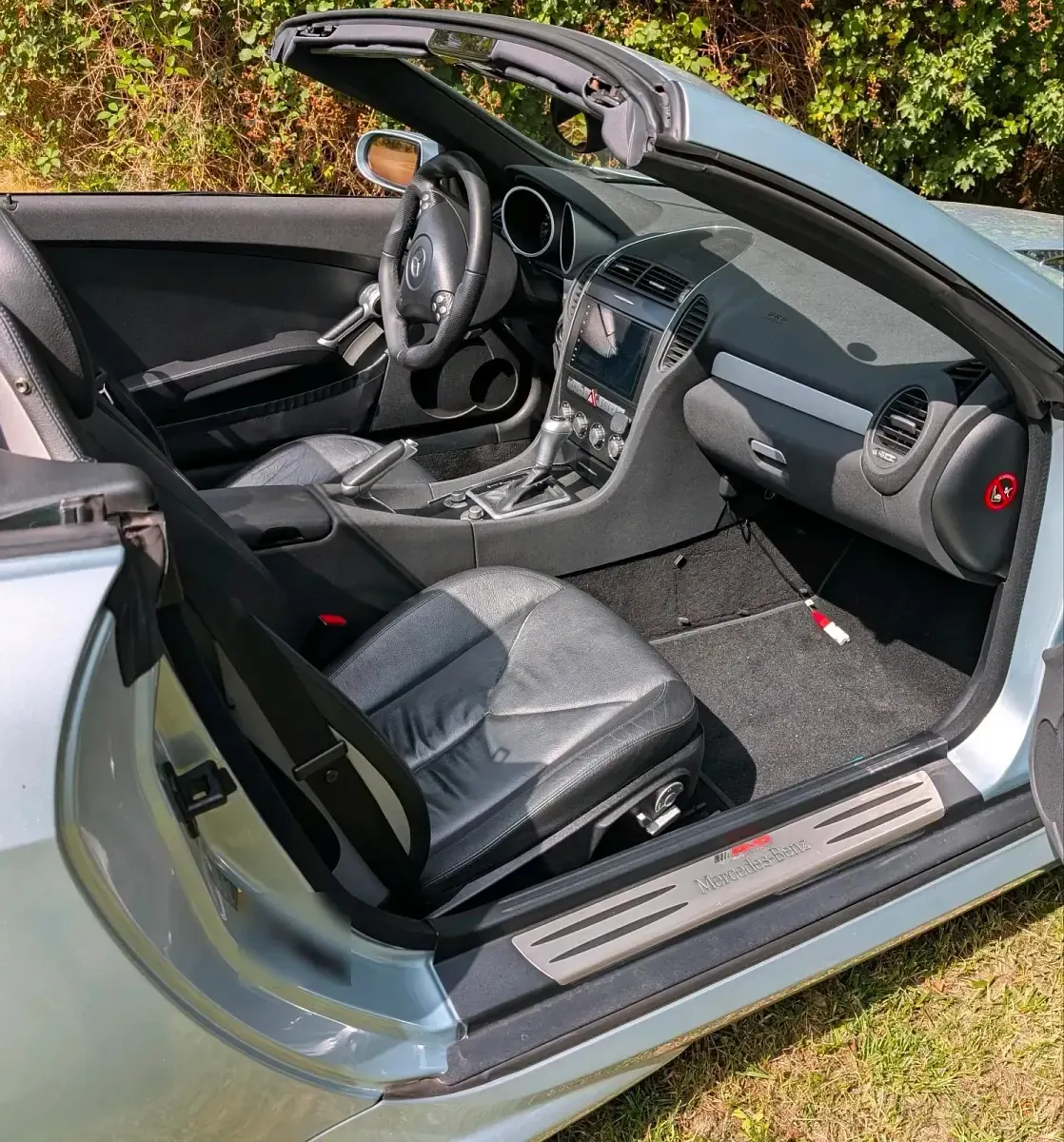 Gebraucht Mercedes SLK350 AMG 279 PS (205 kW) 2004 Silber Cabrio
