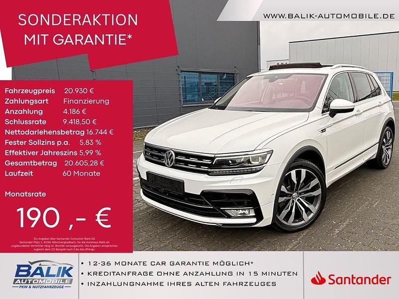 Oryxweiss Gebraucht 2017 VW Tiguan Highline SUV | 20.930 € (Fairer Preis) - Bild 1/4