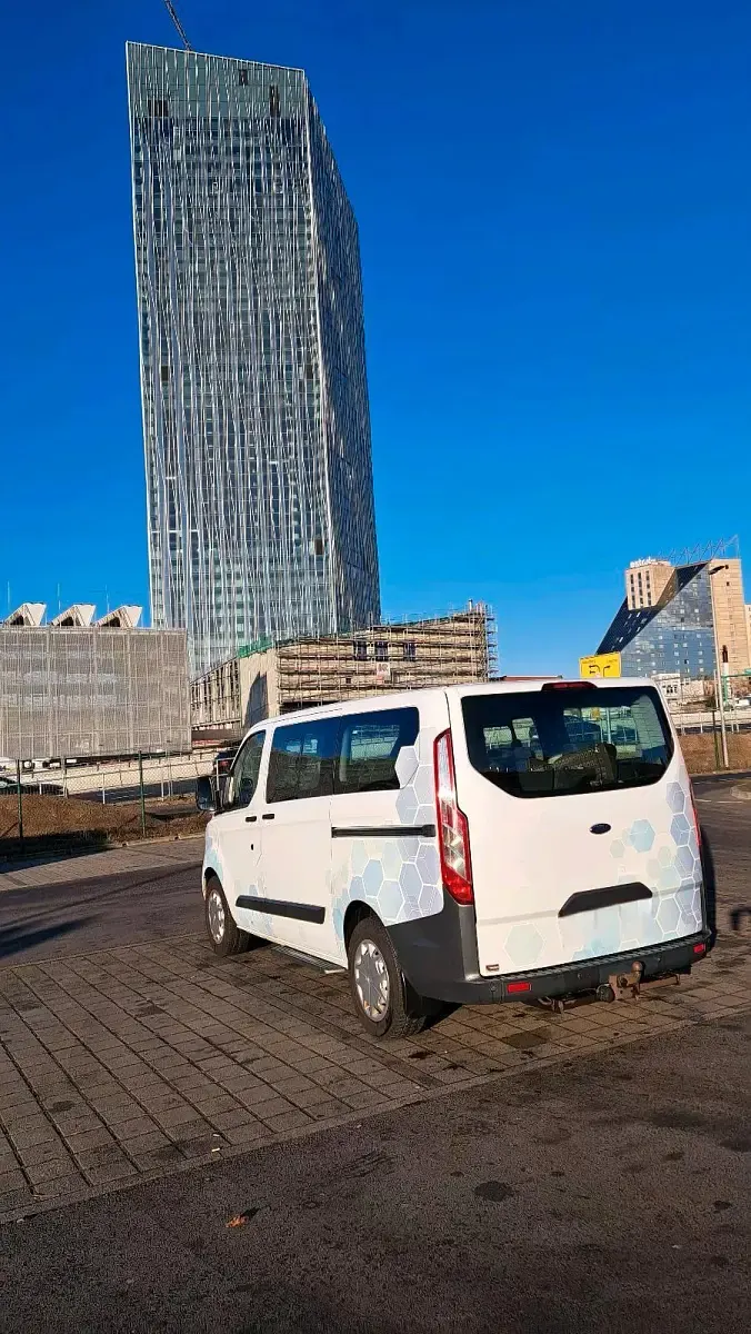 Usata Ford Transit Custom 170 CV (125 kW) 2016 Bianco Monovolume