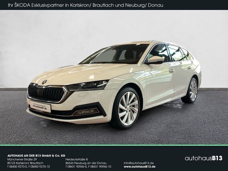Candyweiss (weiß) Gebraucht 2023 Skoda Octavia Style Kombi | 26.250 € (Fairer Preis) - Bild 1/4