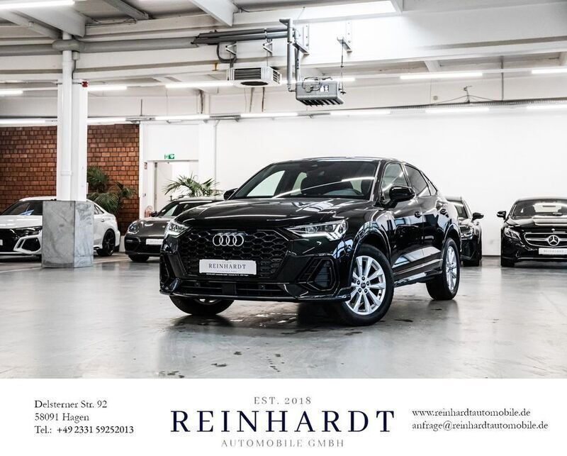 Mythosschwarz metallic Gebraucht 2023 Audi Q3 Sportback S-Line SUV | 37.315 € (Superpreis) - Bild 1/4