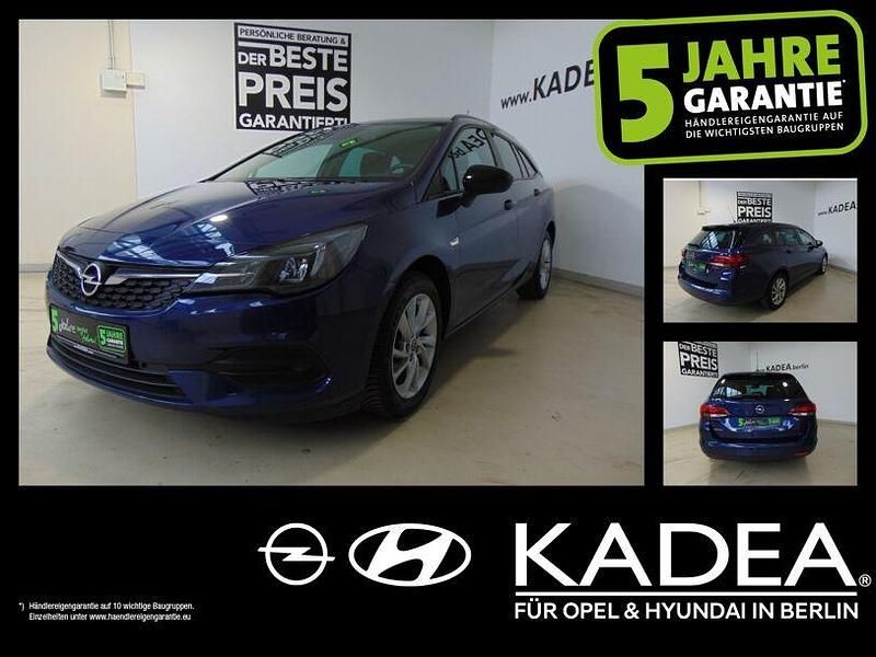 Nautic blau (metallic) Gebraucht 2021 Opel Astra Kombi | 11.990 € (Superpreis) - Bild 1/4