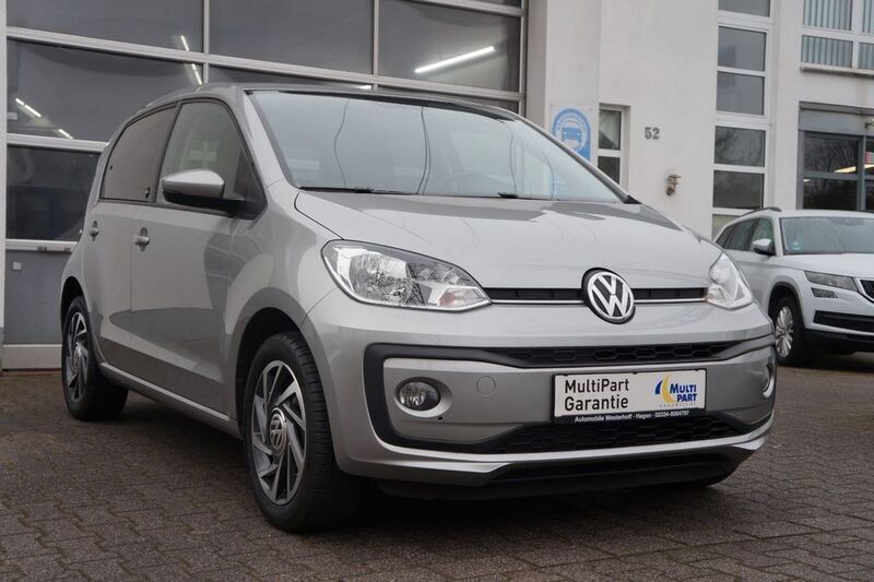 Silber Gebraucht 2018 VW up! Sound Kleinwagen | 9.990 € (Fairer Preis) - Bild 1/4