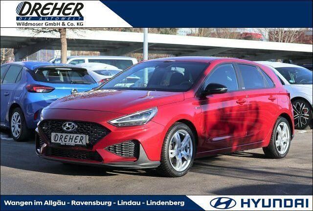 Gebraucht Hyundai i30 N Line 159 PS (116 kW) 2021 Sunset red Limousine