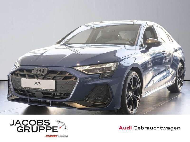 Ascariblau metallic Gebraucht 2025 Audi A3 S-Line Limousine | 45.830 € - Bild 1/4