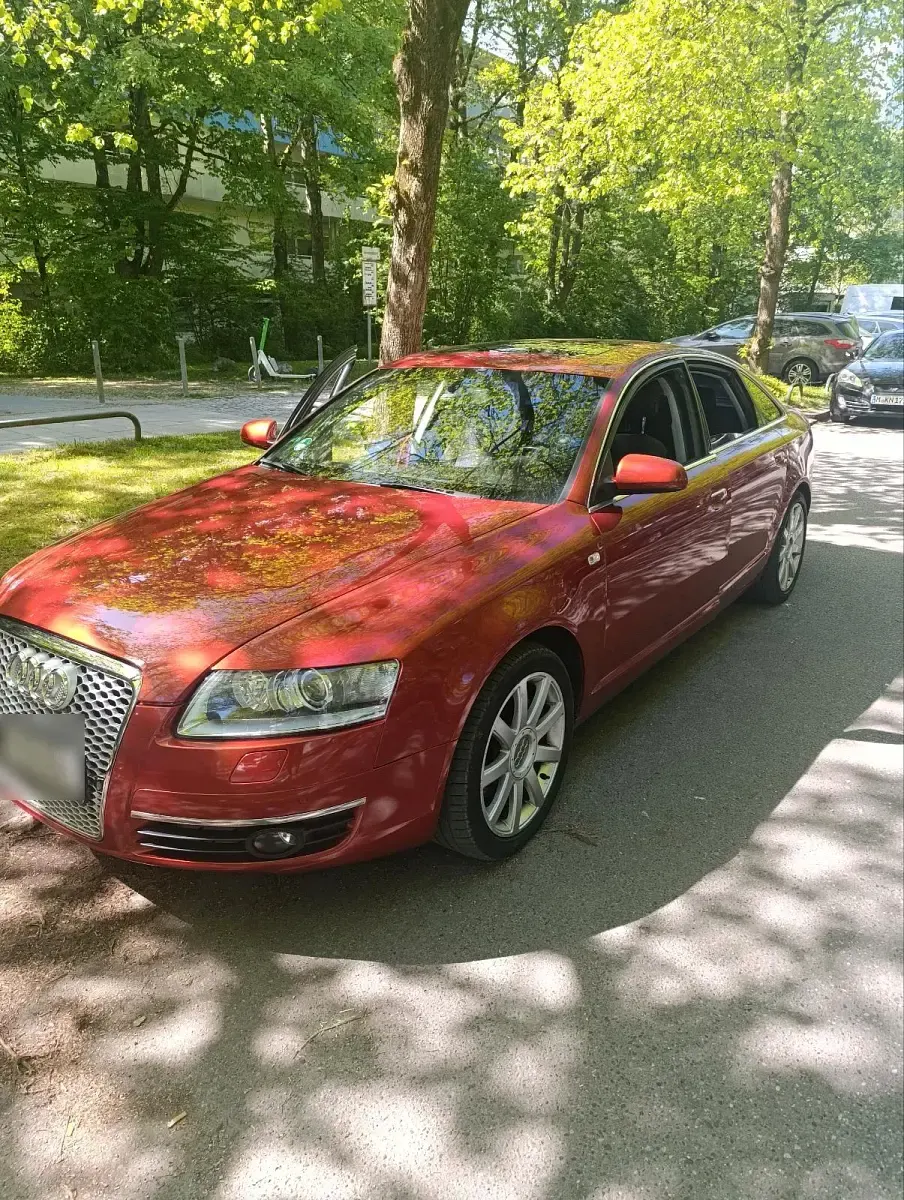 Używany Audi A6 190 KM (139 kW) 2005 Czerwony Sedan/Limuzyna