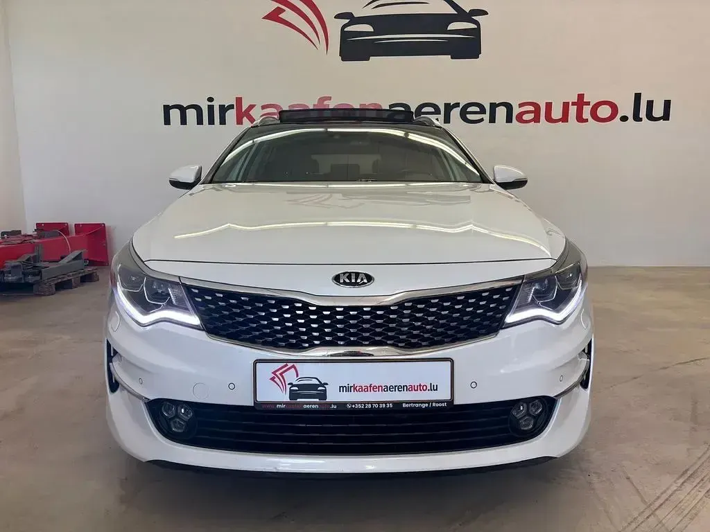 Gebraucht Kia Optima Edition 7 141 PS (103 kW) 2018 Weiß Kombi