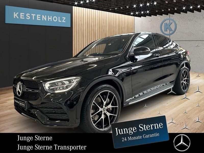Unilack schwarz Gebraucht 2021 Mercedes GLC400d AMG Coupé | 54.988 € (Fairer Preis) - Bild 1/4