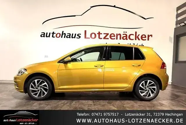 Gebraucht VW Golf VII Sound 150 PS (110 kW) 2018 Gelb Limousine