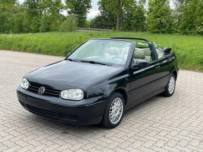 Schwarz Gebraucht 2001 VW Golf Cabriolet Highline Cabrio | 2.500 € (Guter Preis) - Bild 1/4