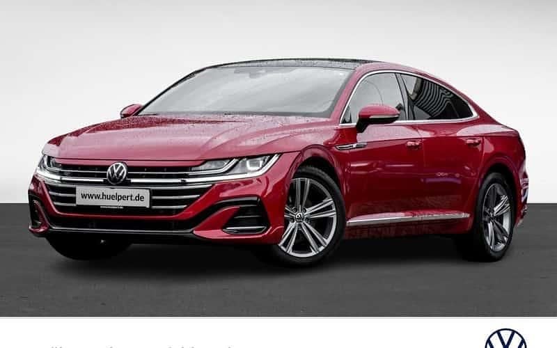 Rot Gebraucht 2022 VW Arteon R-line Limousine | 32.555 € (Superpreis) - Bild 1/4