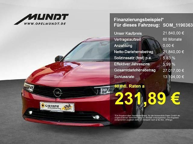 Gebraucht Opel Astra Elegance 131 PS (96 kW) 2023 Rot Kombi