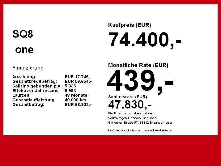 Gebraucht Audi SQ8 Competition 507 PS (372 kW) 2022 Silber SUV