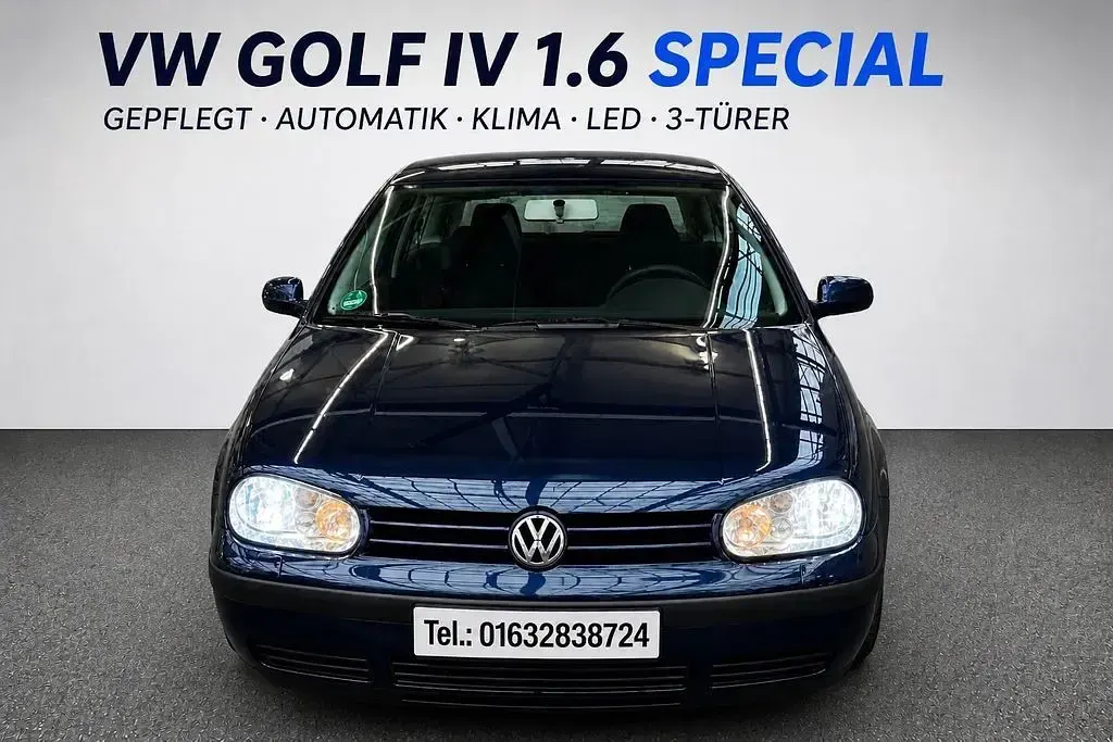 Gebraucht VW Golf IV 102 PS (75 kW) 2002 Blau Limousine