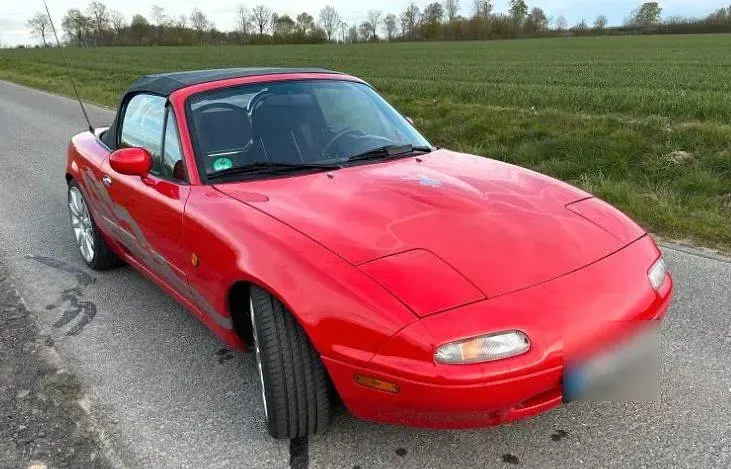 Gebraucht Mazda MX5 106 PS (77 kW) 1990 Rot Cabrio