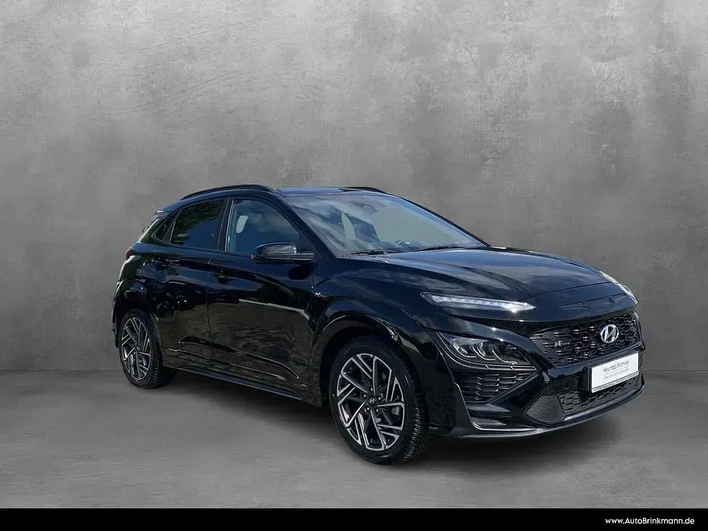 Gebraucht Hyundai Kona N Line 120 PS (88 kW) 2022 Schwarz SUV