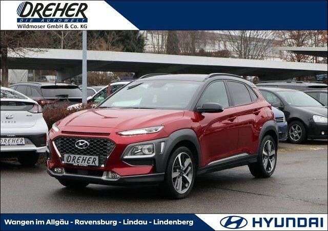 Pulse red / phantom black Gebraucht 2018 Hyundai Kona Style SUV | 18.990 € (Etwas zu teuer) - Bild 1/4