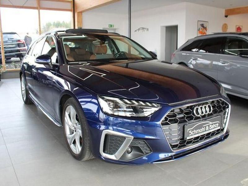 Gebraucht Audi A4 S-Line 204 PS (150 kW) 2022 Blau Kombi
