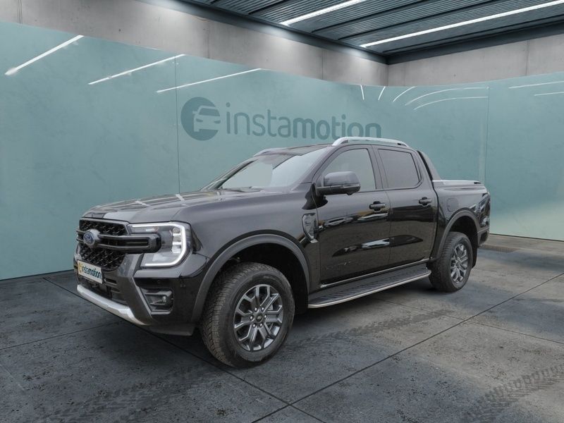 Schwarz Gebraucht 2023 Ford Ranger Wildtrack Abholung | 49.600 € (Teuer) - Bild 1/4