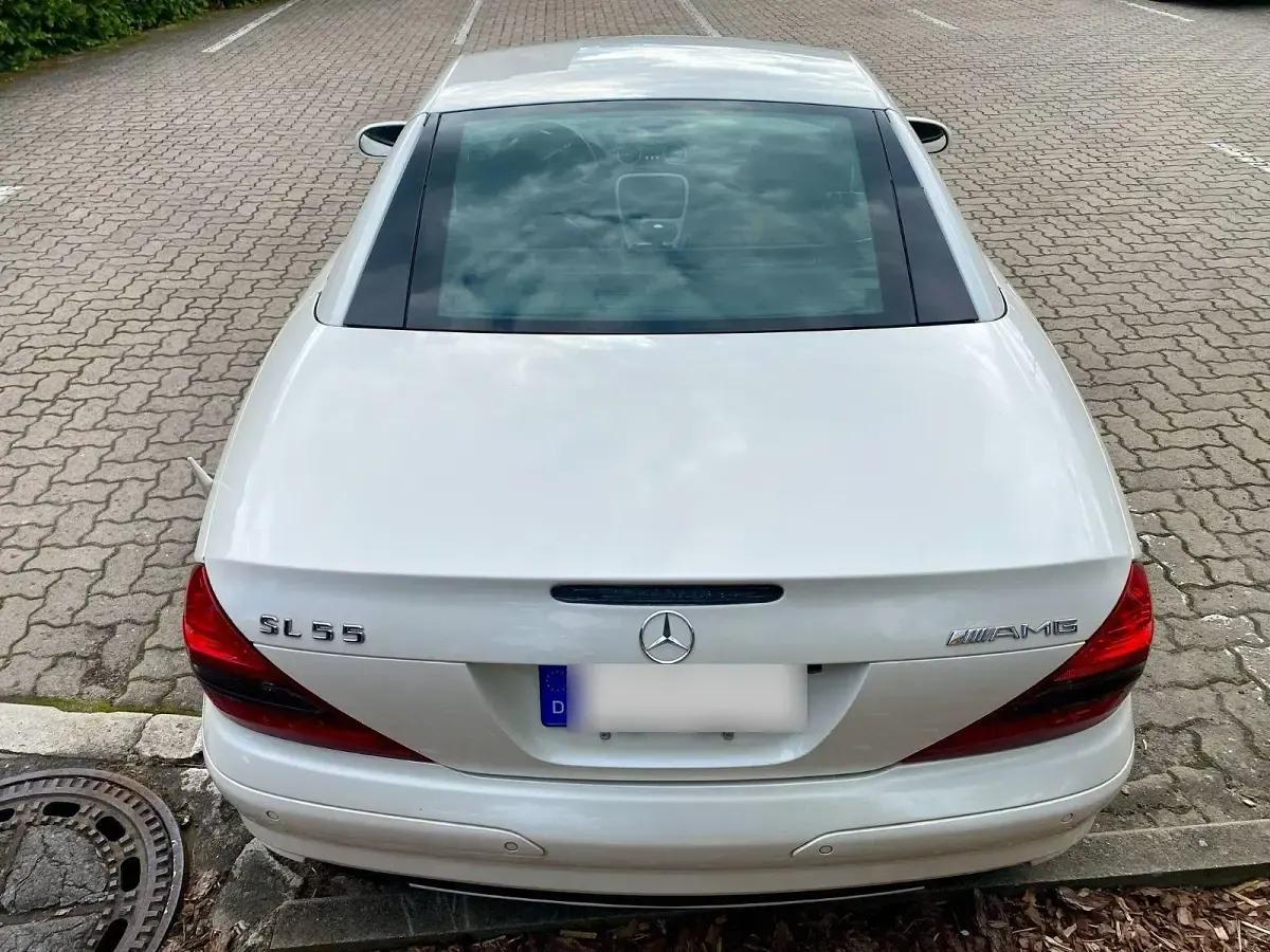 Gebraucht Mercedes SL350 272 PS (200 kW) 2006 Weiß Cabrio