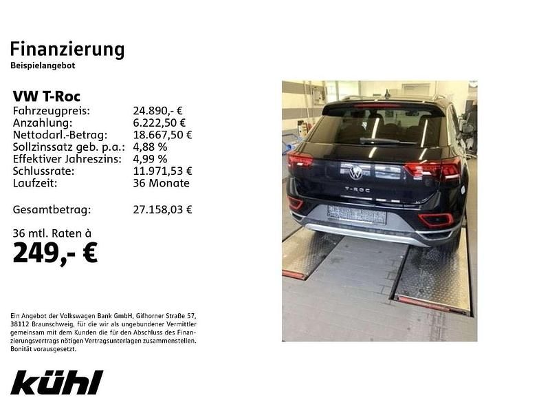 Gebraucht VW T-Roc Style 150 PS (110 kW) 2022 Deep black perleffekt SUV