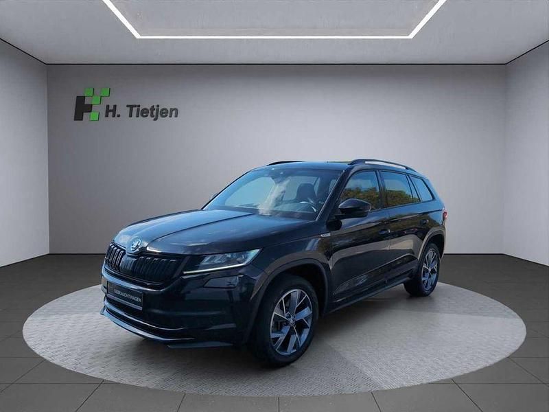 Schwarz Gebraucht 2021 Skoda Kodiaq SportLine SUV | 33.590 € (Etwas zu teuer) - Bild 1/4