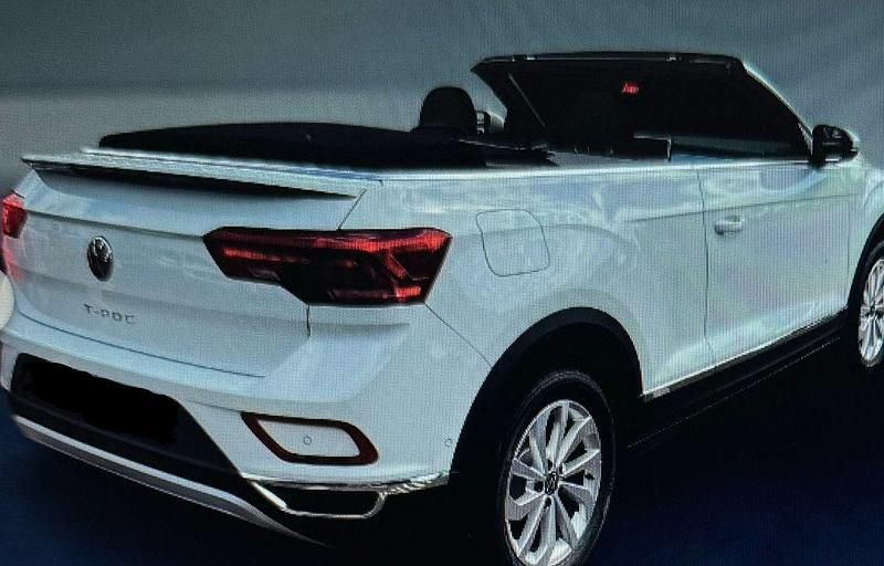 Schwarz Gebraucht 2023 VW T-Roc Cabriolet Style Cabrio | 25.500 € (Superpreis) - Bild 1/4