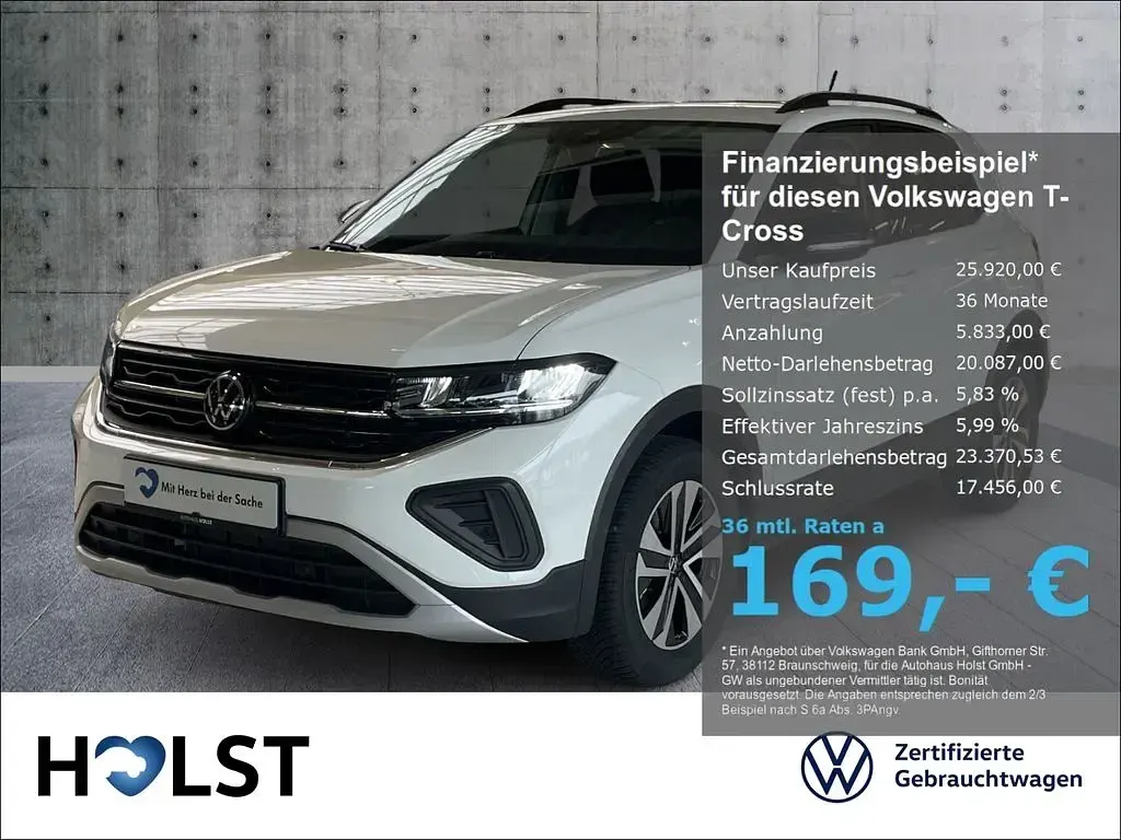 Gebraucht VW T-Cross 116 PS (85 kW) 2025 SUV