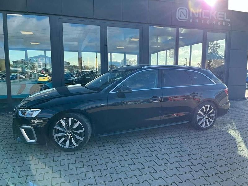 Schwarz Gebraucht 2021 Audi A4 S-Line Kombi | 27.999 € (Guter Preis) - Bild 1/4