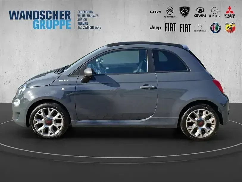 Gebraucht Fiat 500 Sport 69 PS (50 kW) 2022 Grauschwarz Cabrio