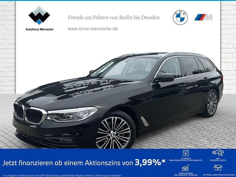 Schwarz ii Gebraucht 2020 BMW 520 Sport Line Kombi | 22.946 € (Fairer Preis) - Bild 1/4
