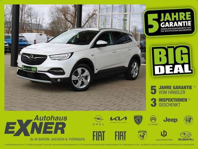 Perlmutt weiß Gebraucht 2021 Opel Grandland X Elegance SUV | 17.450 € (Guter Preis) - Bild 1/4