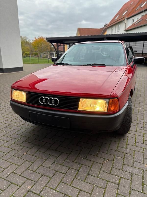Rot Gebraucht 1987 Audi 80 Limousine | 1.500 € - Bild 1/4