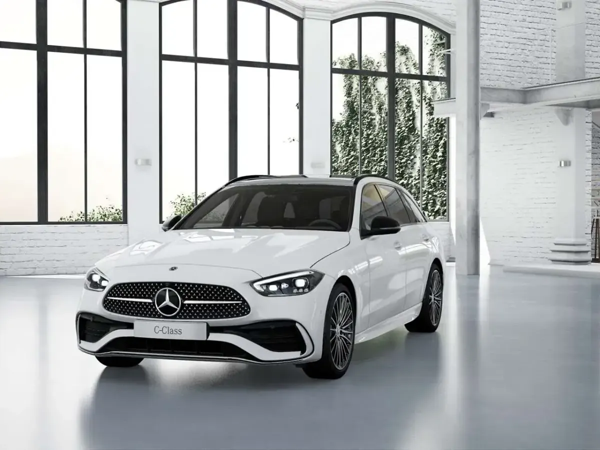 Gebraucht Mercedes C220 AMG 197 PS (144 kW) 2026 Weiß Kombi