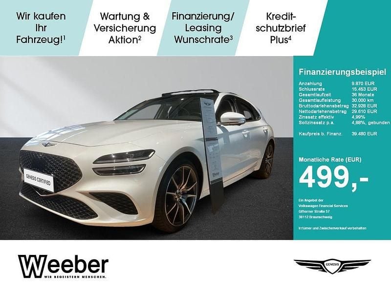 Weiß Gebraucht 2023 Genesis G70 Limousine | 35.490 € (Fairer Preis) - Bild 1/4