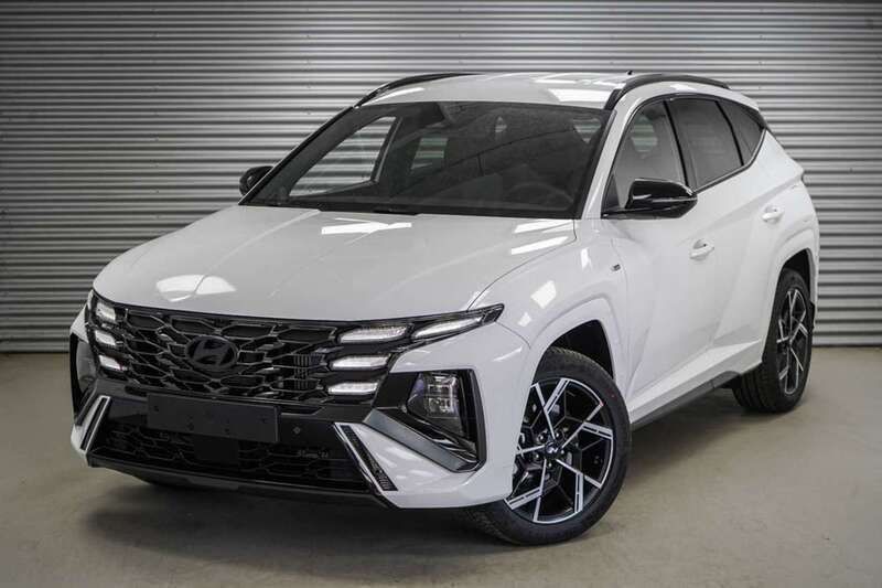 Atlas white uni (saw) Neu 2025 Hyundai Tucson N Line SUV | 35.890 € (Fairer Preis) - Bild 1/4