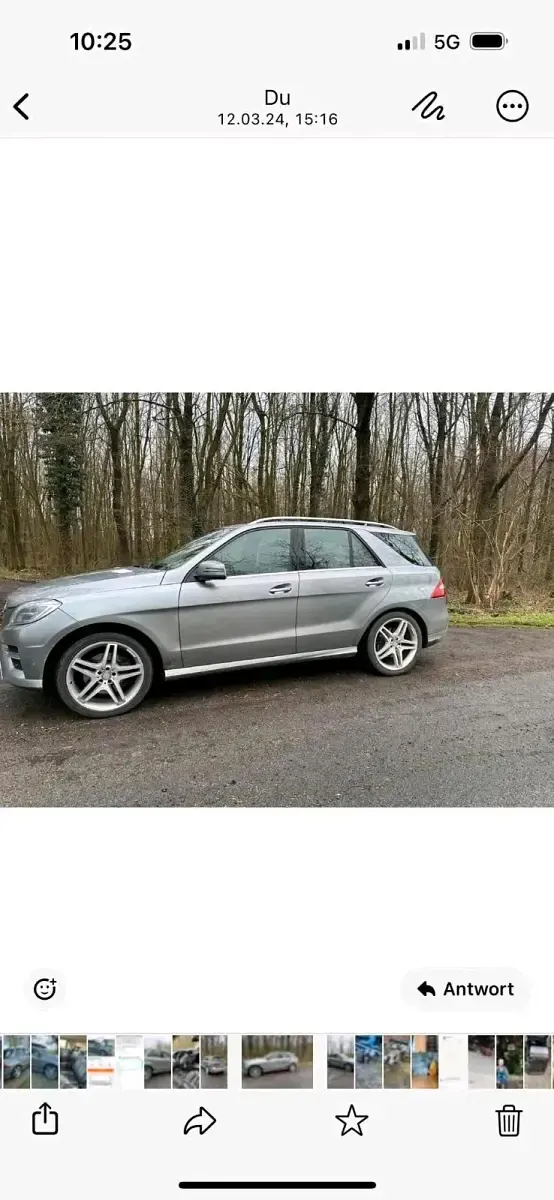 Gebraucht Mercedes ML350 258 PS (189 kW) 2012 Grau SUV