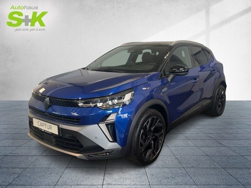 Ironblau metallic, black pearlschwarz metallic (blau) Gebraucht 2024 Renault Captur Esprit Alpine SUV | 28.980 € (Fairer Preis) - Bild 1/4