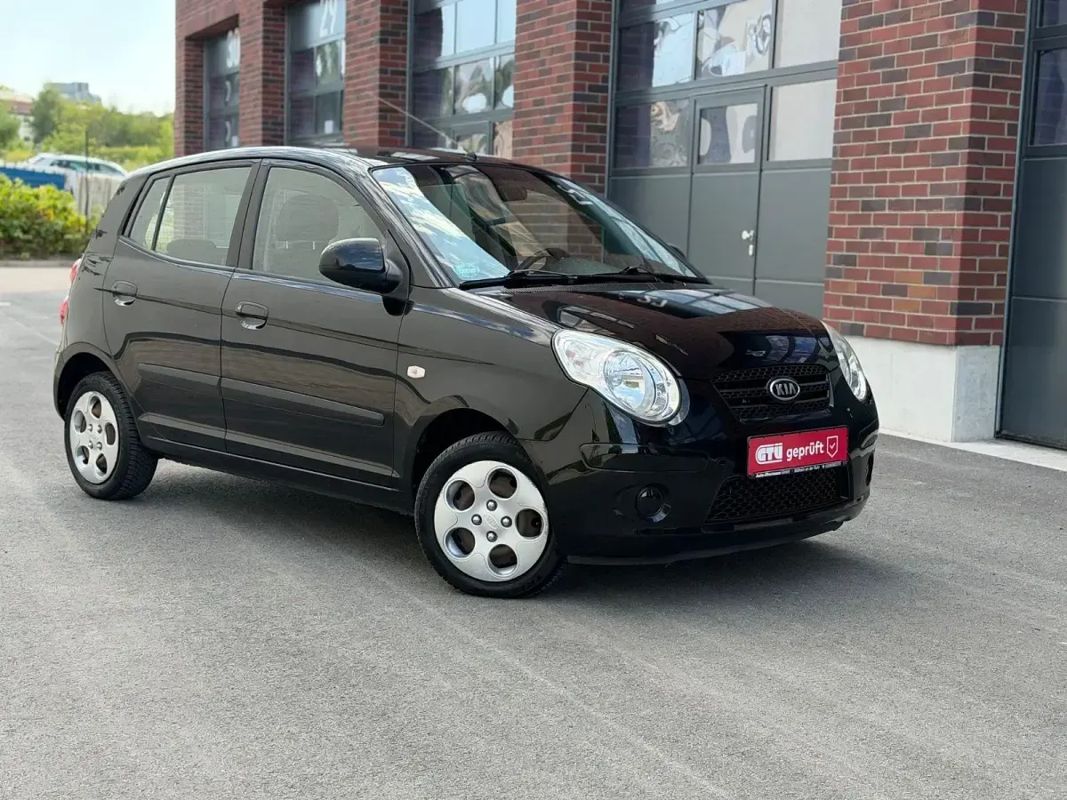 Gebraucht Kia Picanto Start 65 PS (47 kW) 2008 Schwarz Kleinwagen