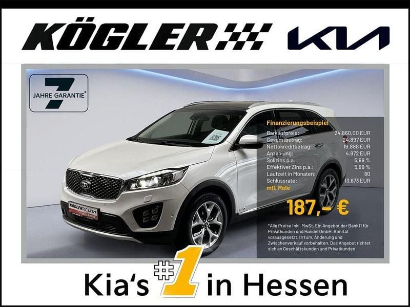 Weiß Gebraucht 2018 Kia Sorento Platinum Edition SUV | 24.860 € (Fairer Preis) - Bild 1/3
